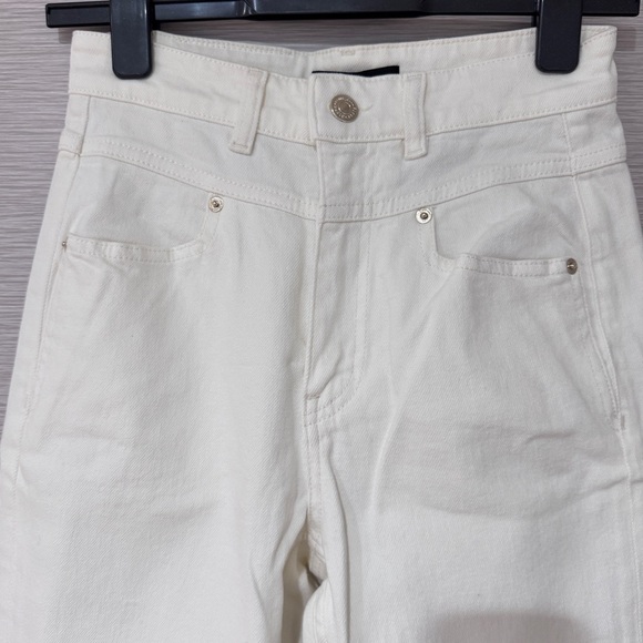 NWT MAJE Cotton Pants In Ecru Sz. 36 - Picture 3 of 12